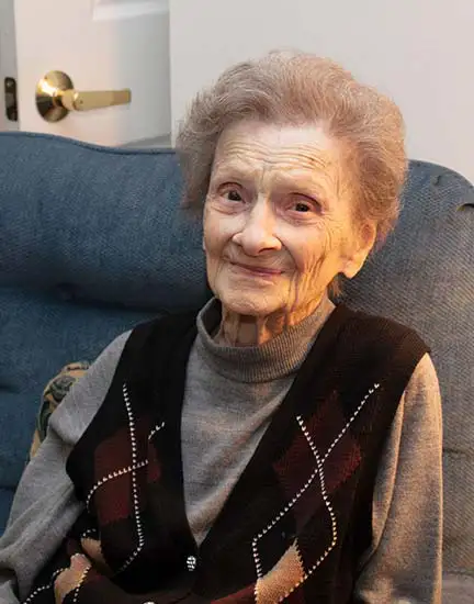 105-year-old female resident